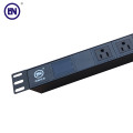 Wholesale 19 Inch Rack PDU 6 Way American Socket 1U 1.5U Aluminium Shell Power Distribution Unit